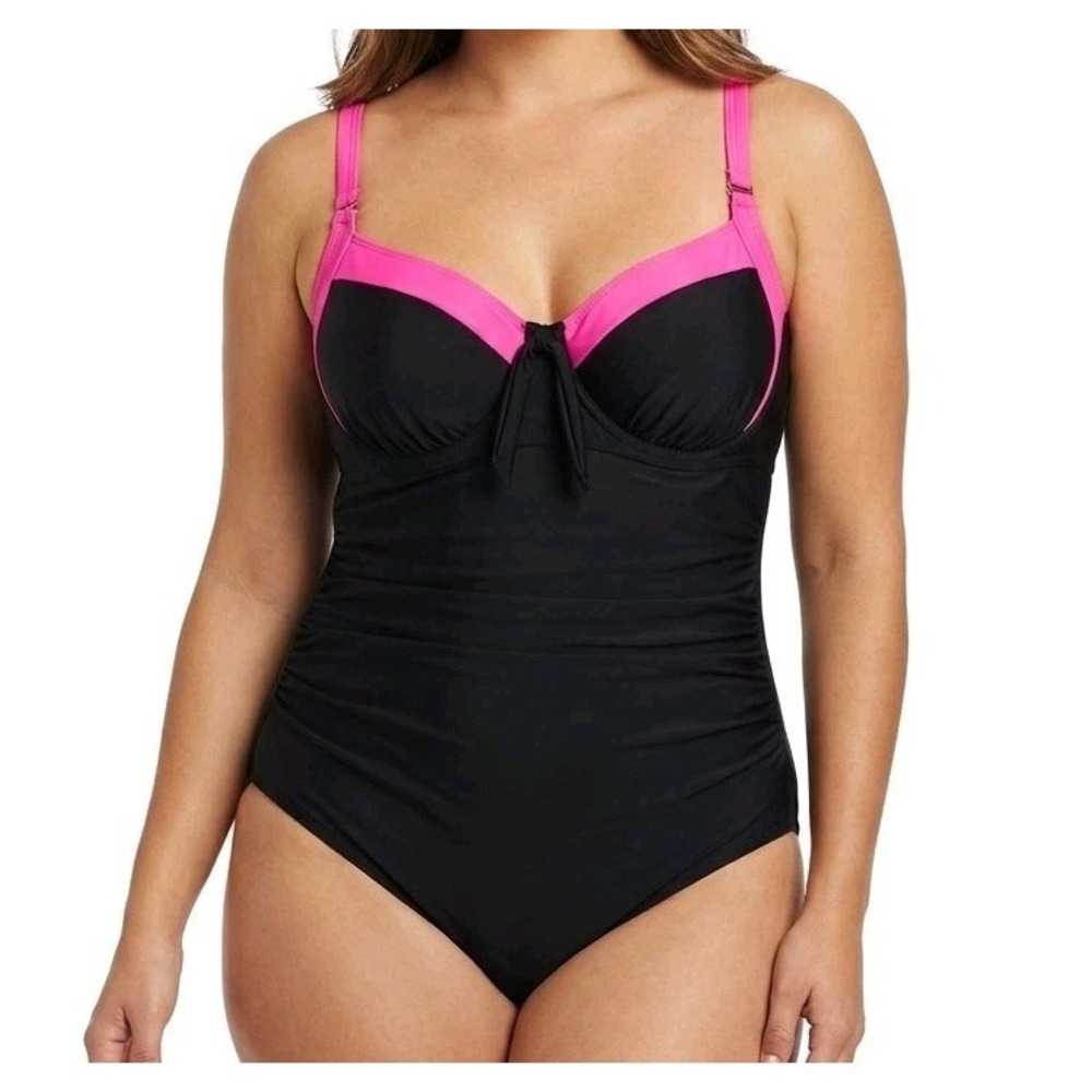 B2PRlTY one Piece Women's Two Tone Swim Suit Size 2XL